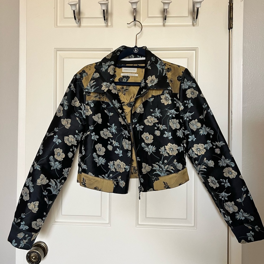 Urban Outfitters Floral Western Crop Jacket